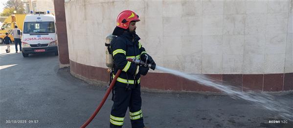 مانور زلزله و ایمنی در هفته پدافند غیرعامل