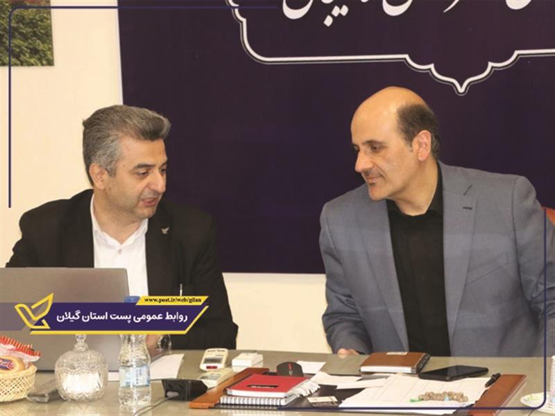 دیدار مدیركل پست گیلان با فرماندار شهرستان لاهیجان