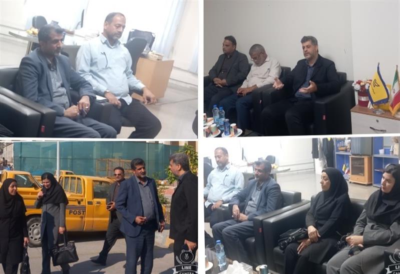 برگزاری نشست مشترك مدیر كل پست استان هرمزگان و شهردار بندرعباس