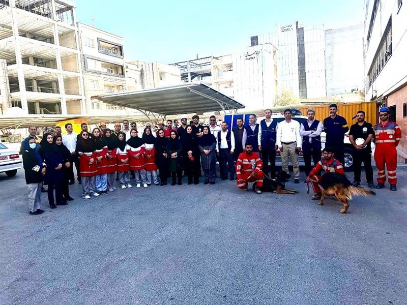 مانور زلزله و امداد و نجات در اداره‌كل پست استان ایلام برگزار شد