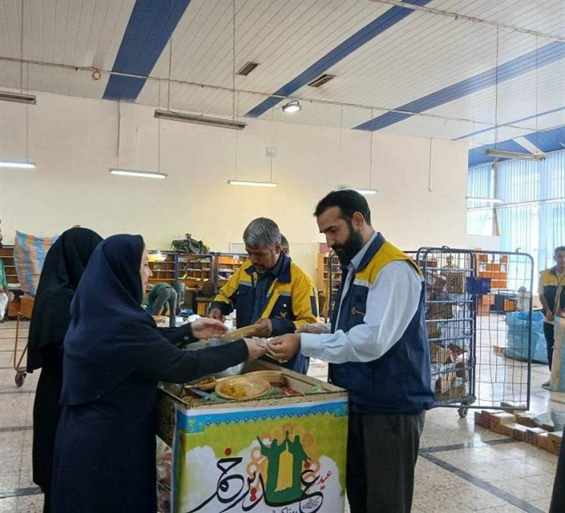 آئین اطعام غدیر در پست خراسان رضوی برگزار شد