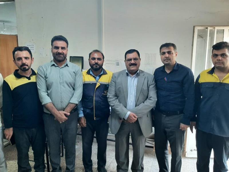 بازدیدمدیركل پست خوزستان از اداره پست شهرستان رامهرمز