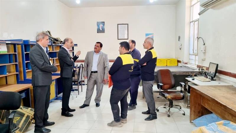️بازدید مدیر كل پست خوزستان از پست شهرستان شوشتر