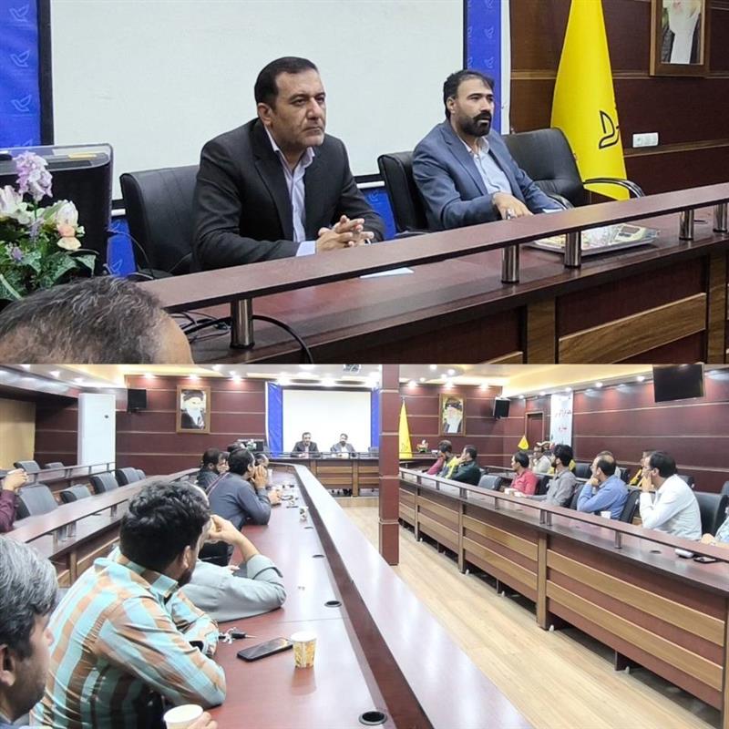 جلسه توجیهی حراست و رییس پست شهرستان بویراحمد با پستچی های شهرستان بویراحمد