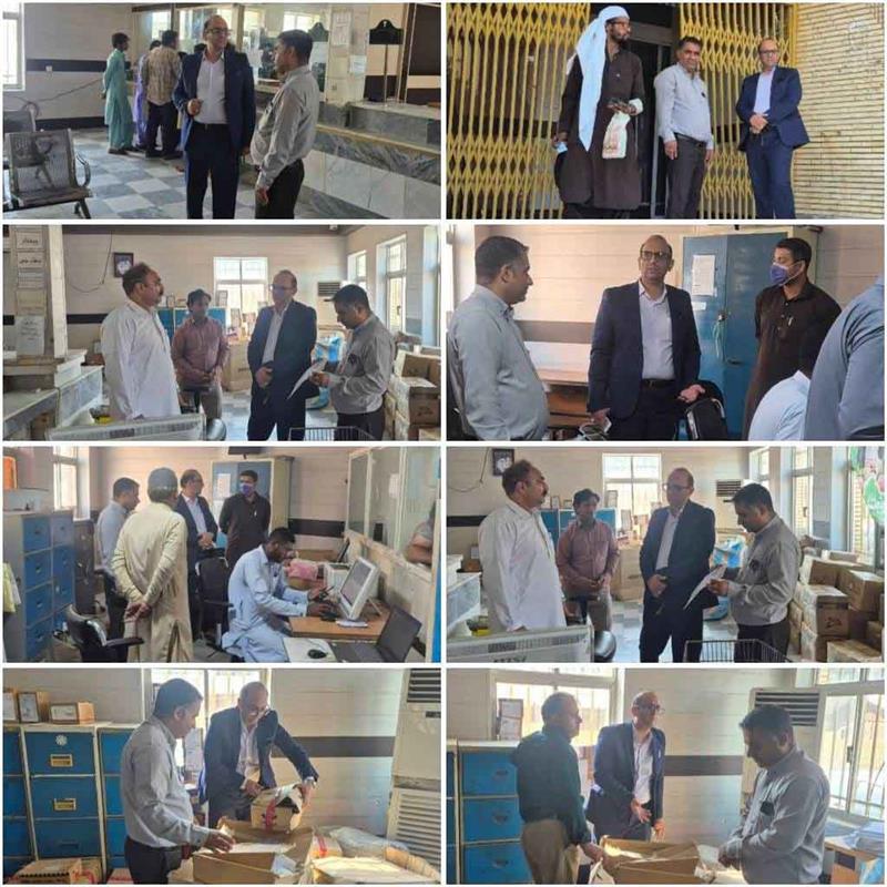 با حضور معاون فنی و بازرگانی اداره كل پست استان صورت گرفت