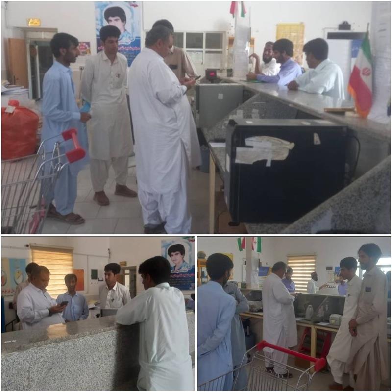 بازدید سرزده مدیركل پست استان از اداره پست شهرستان خاش