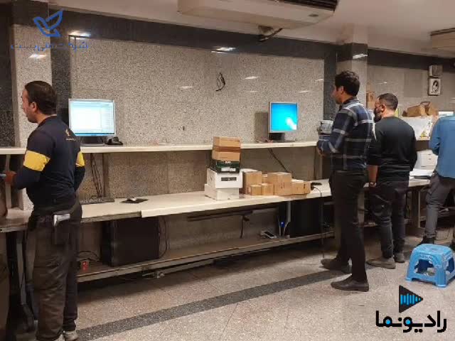 بخشی از تلاش همکاران منطقه پستی شمال غرب تهران